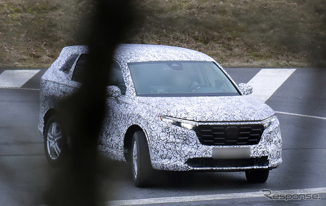 ホンダ CR-V 次期型プロトタイプ(スクープ写真)