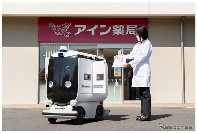 低速ロボットが薬品を配達（イメージ）