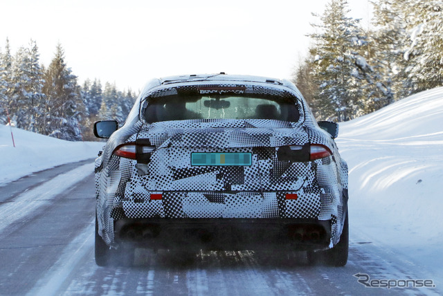 フェラーリ プロサングエ（仮）開発車両（スクープ写真）