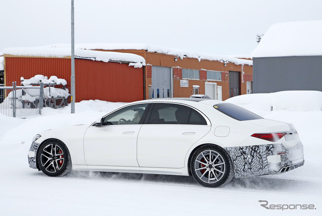 メルセデス AMG S63e プロトタイプ(スクープ写真)