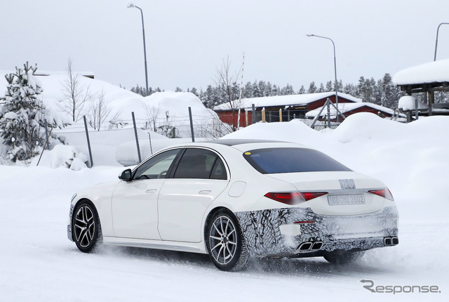 メルセデス AMG S63e プロトタイプ（スクープ写真）