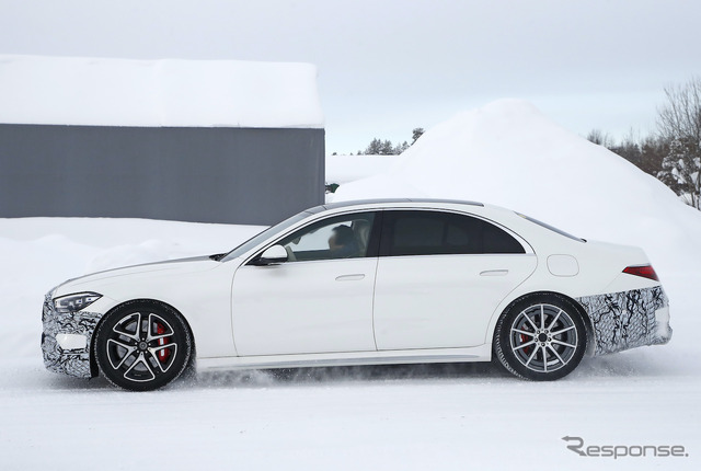 メルセデス AMG S63e プロトタイプ(スクープ写真)
