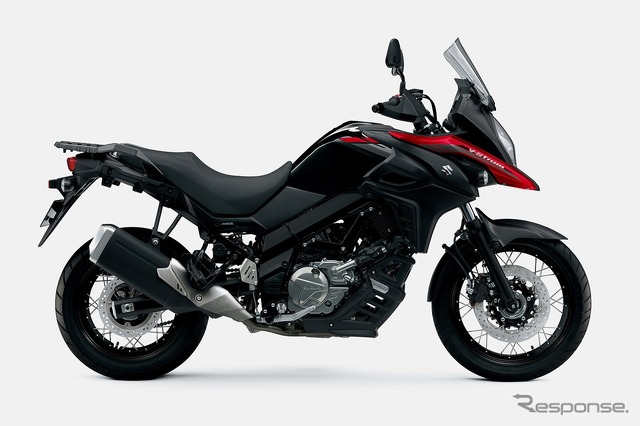 スズキ Vストローム650XT ABS(グラススパークルブラック/キャンディダーリングレッド)