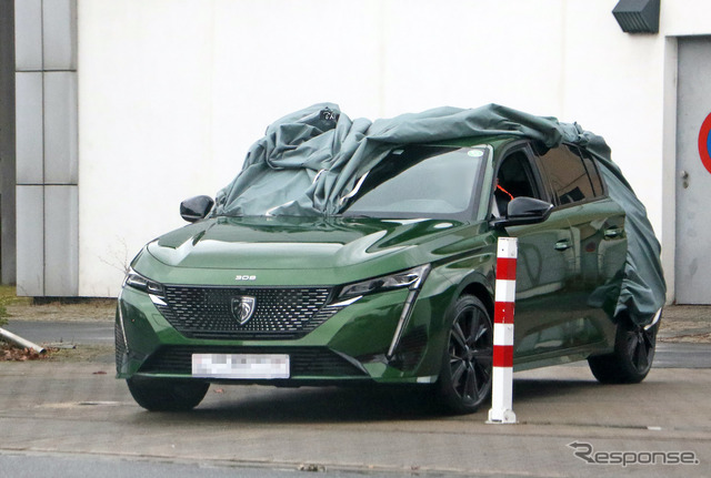 プジョー 308 次期型(スクープ写真)