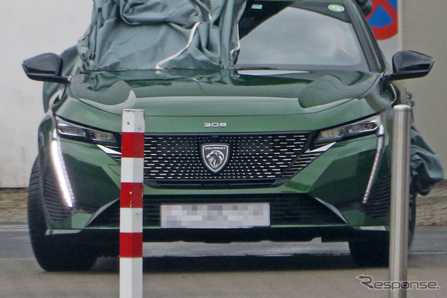 プジョー 308 次期型(スクープ写真)
