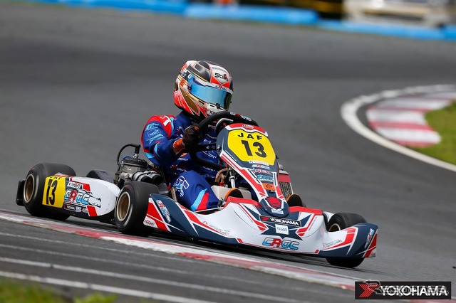 全日本カート選手権OK部門に参戦したCroc Promotionの三村壮太郎選手(2020年)