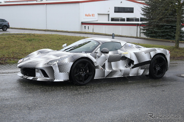 ラ・フェラーリ 後継モデル プロトタイプ(スクープ写真)