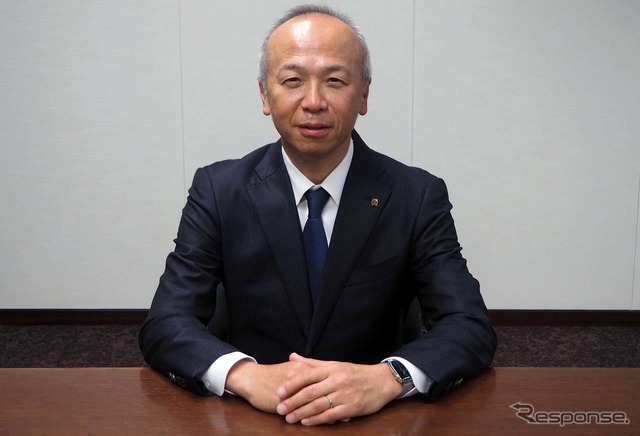 説明会で登壇したパイオニア 代表取締役 社長執行役員 矢原史朗氏