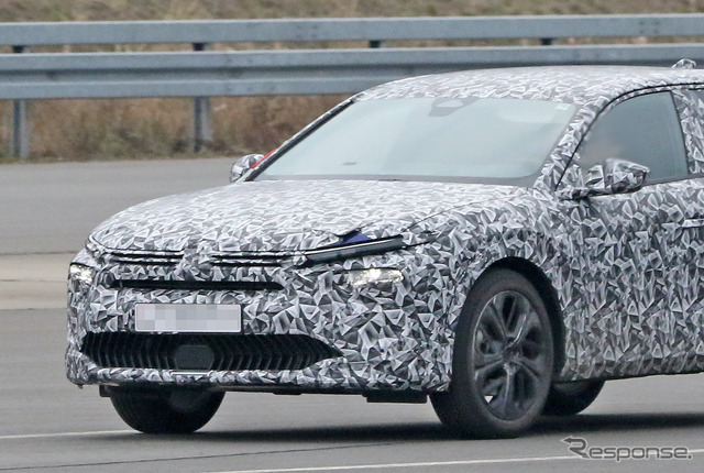 シトロエン C5 後継モデル プロトタイプ(スクープ写真)