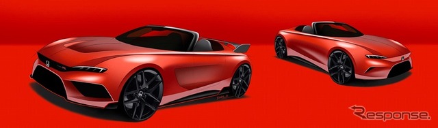 ホンダ S2000 後継モデル 予想CG(Somak Biswas)