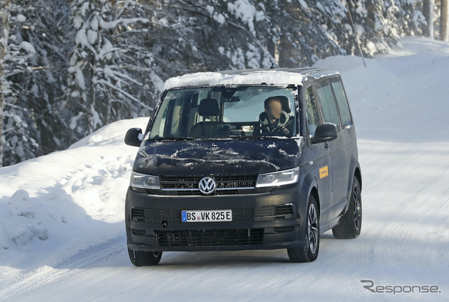 VW ID. BUZZ 市販型プロトタイプ(スクープ写真)