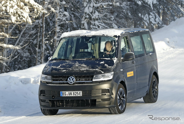 VW ID. BUZZ 市販型プロトタイプ(スクープ写真)