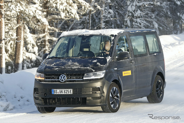 VW ID. BUZZ 市販型プロトタイプ(スクープ写真)