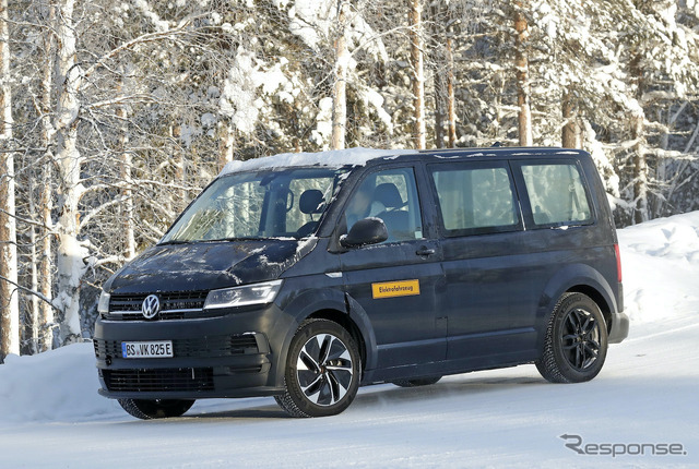 VW ID. BUZZ 市販型プロトタイプ(スクープ写真)