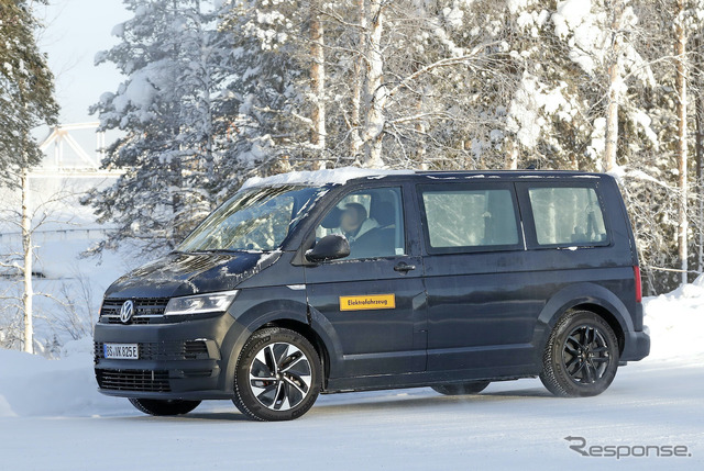VW ID. BUZZ 市販型プロトタイプ(スクープ写真)