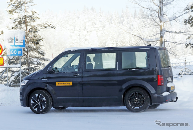VW ID. BUZZ 市販型プロトタイプ(スクープ写真)