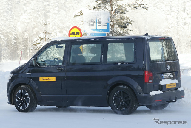 VW ID. BUZZ 市販型プロトタイプ(スクープ写真)