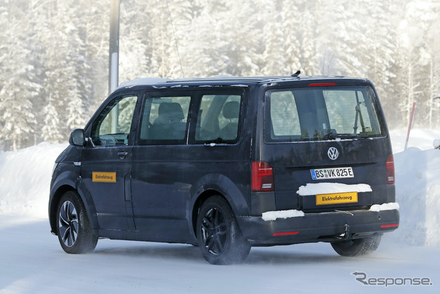 VW ID. BUZZ 市販型プロトタイプ(スクープ写真)