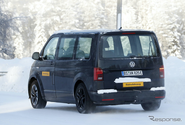 VW ID. BUZZ 市販型プロトタイプ(スクープ写真)