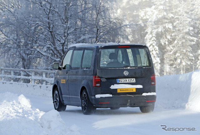 VW ID. BUZZ 市販型プロトタイプ(スクープ写真)