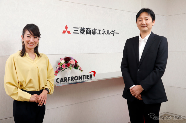 カーフロンティア 広瀬洋平社長とモータージャーナリスト 藤島知子氏