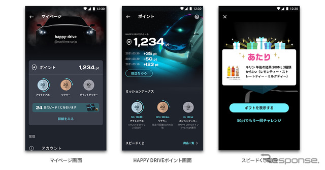 ドライブレコーダーアプリ AiRCAM(サービスイメージ)