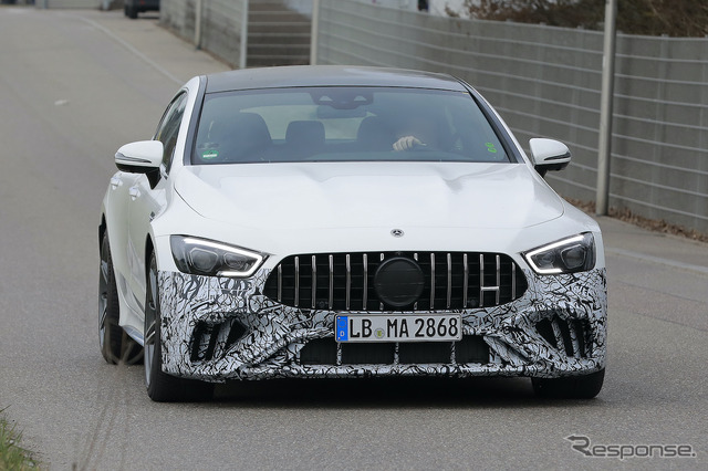 メルセデス AMG GT 63S 改良新型プロトタイプ（スクープ写真）