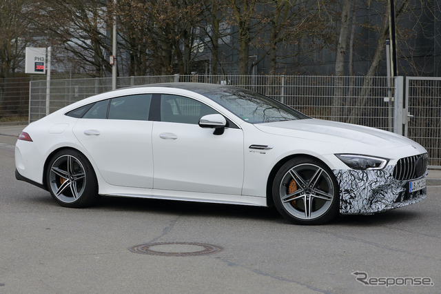 メルセデス AMG GT 63S 改良新型プロトタイプ（スクープ写真）