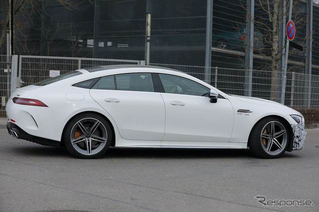 メルセデス AMG GT 63S 改良新型プロトタイプ（スクープ写真）