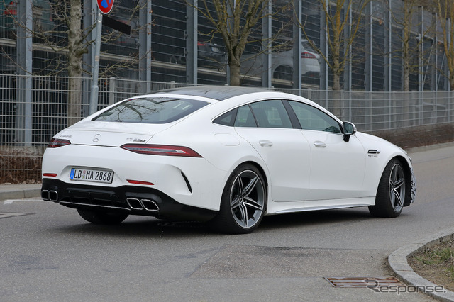 メルセデス AMG GT 63S 改良新型プロトタイプ(スクープ写真)