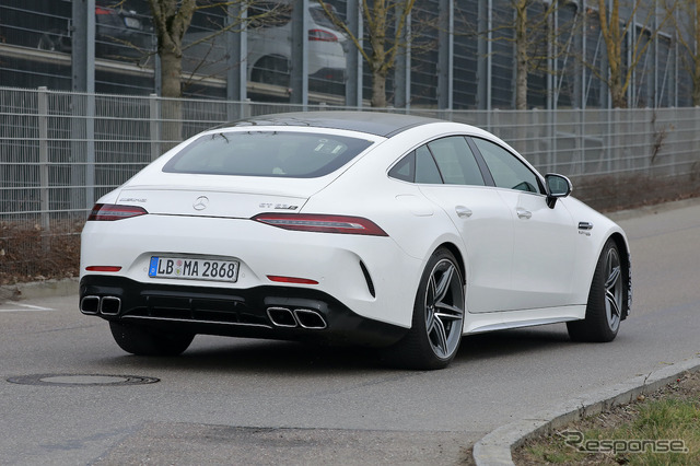 メルセデス AMG GT 63S 改良新型プロトタイプ（スクープ写真）