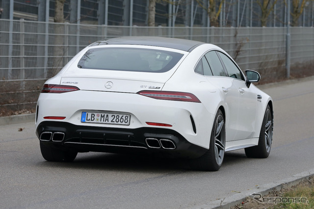 メルセデス AMG GT 63S 改良新型プロトタイプ（スクープ写真）