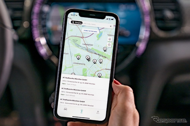 MINI ハッチバック 改良新型の新しい「MINIアプリ」