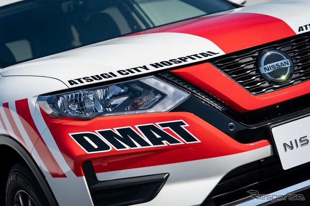 厚木市立病院の災害派遣医療チーム「DMAT」移動用車両