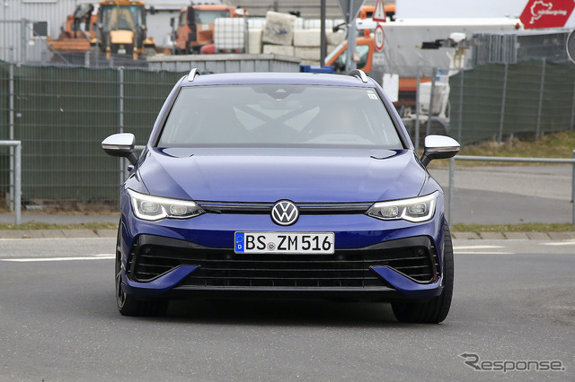 VW ゴルフRヴァリアント 新型プロトタイプ(スクープ写真)