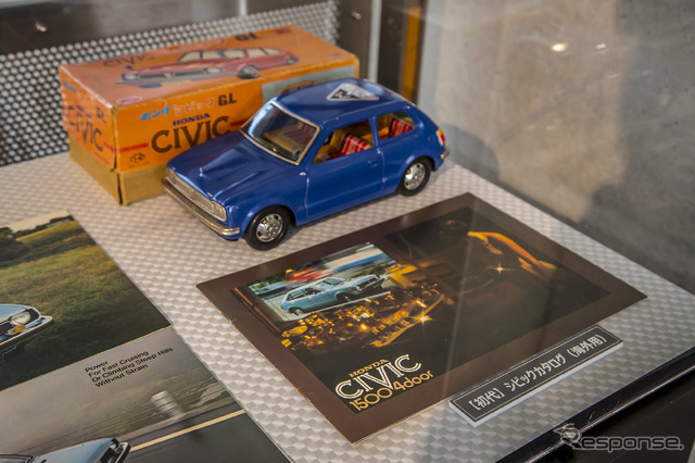 ホンダ・コレクションホールで開催されている企画展“CIVIC WORLD”