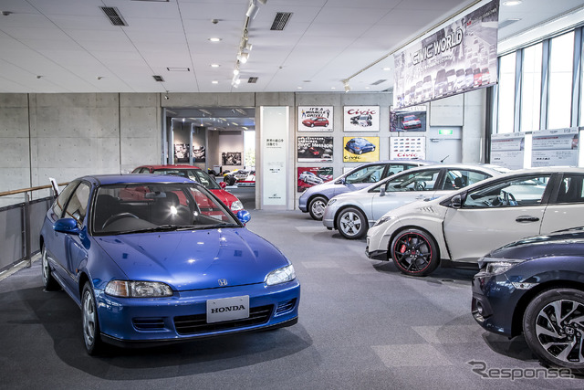 ホンダ・コレクションホールで開催されている企画展“CIVIC WORLD”