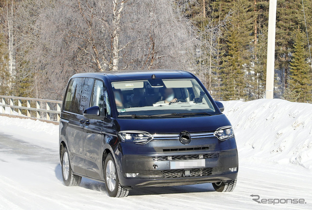 VW T7 プロトタイプ(スクープ写真)