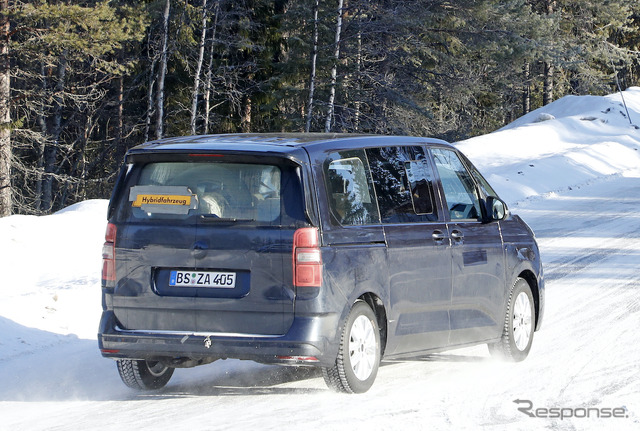 VW T7 プロトタイプ(スクープ写真)
