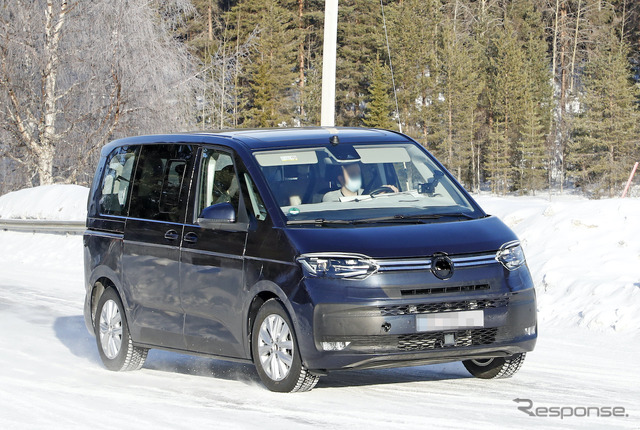 VW T7 プロトタイプ(スクープ写真)