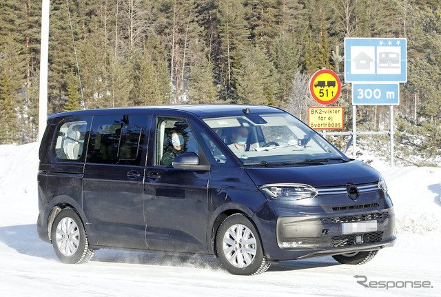 VW T7 プロトタイプ(スクープ写真)