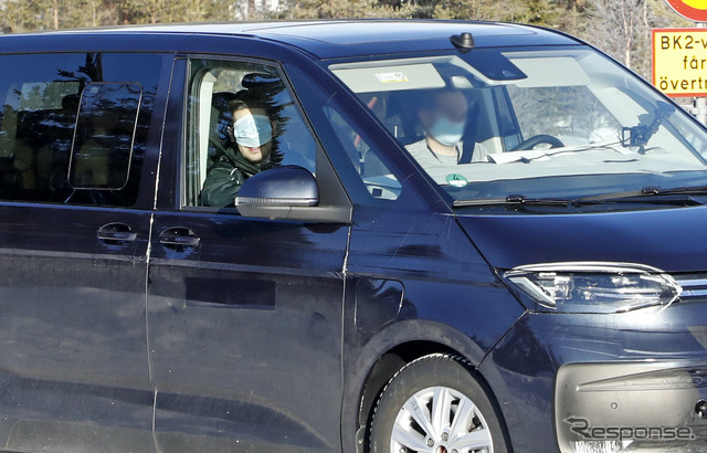VW T7 プロトタイプ(スクープ写真)