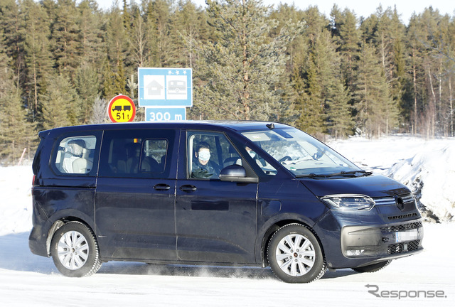 VW T7 プロトタイプ(スクープ写真)