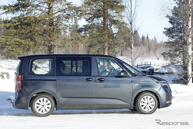 VW T7 プロトタイプ(スクープ写真)