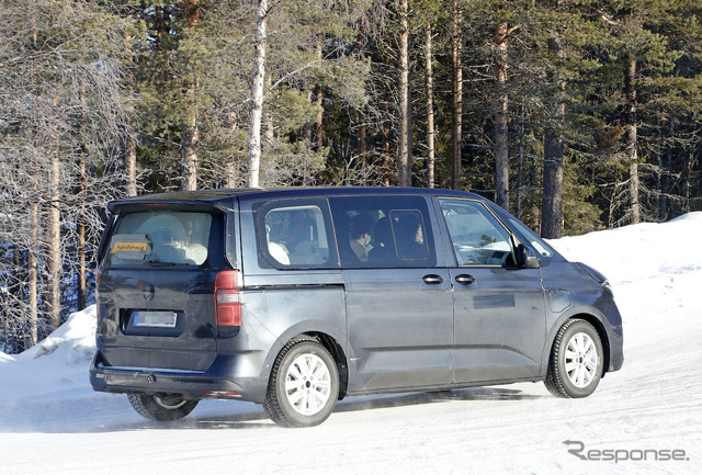 VW T7 プロトタイプ(スクープ写真)