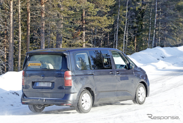 VW T7 プロトタイプ(スクープ写真)