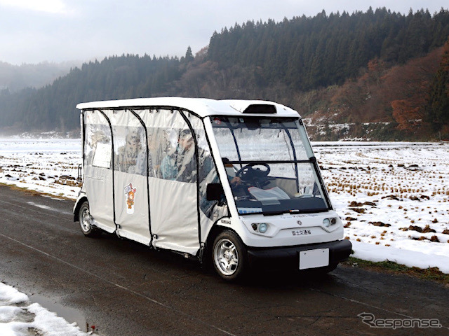 上小阿仁村での自動運転（2019年）