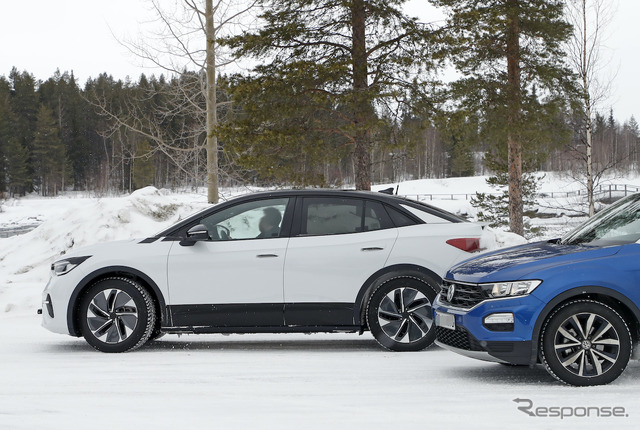 VW ID.5 プロトタイプ(スクープ写真)