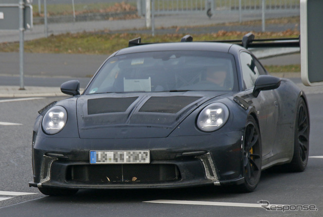 ポルシェ 911 GT3 RS 新型プロトタイプ(スクープ写真)