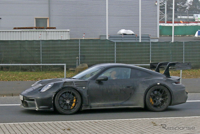 ポルシェ 911 GT3 RS 新型プロトタイプ(スクープ写真)